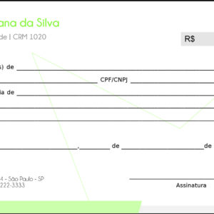 Recibo em 2 vias Performance Gyor