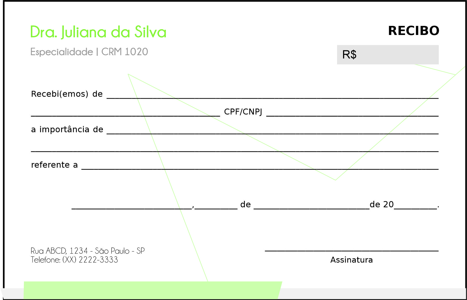 Recibo em 2 vias Performance Gyor