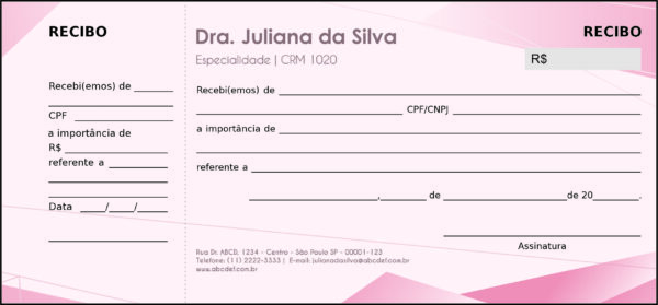 Recibo com Canhoto Oncologia Tóquio Recibo com Canhoto Oncologia Tóquio