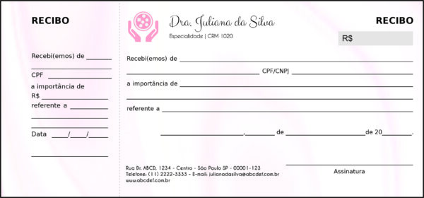 Recibo com Canhoto Oncologia Yokohama Recibo com Canhoto Oncologia Yokohama