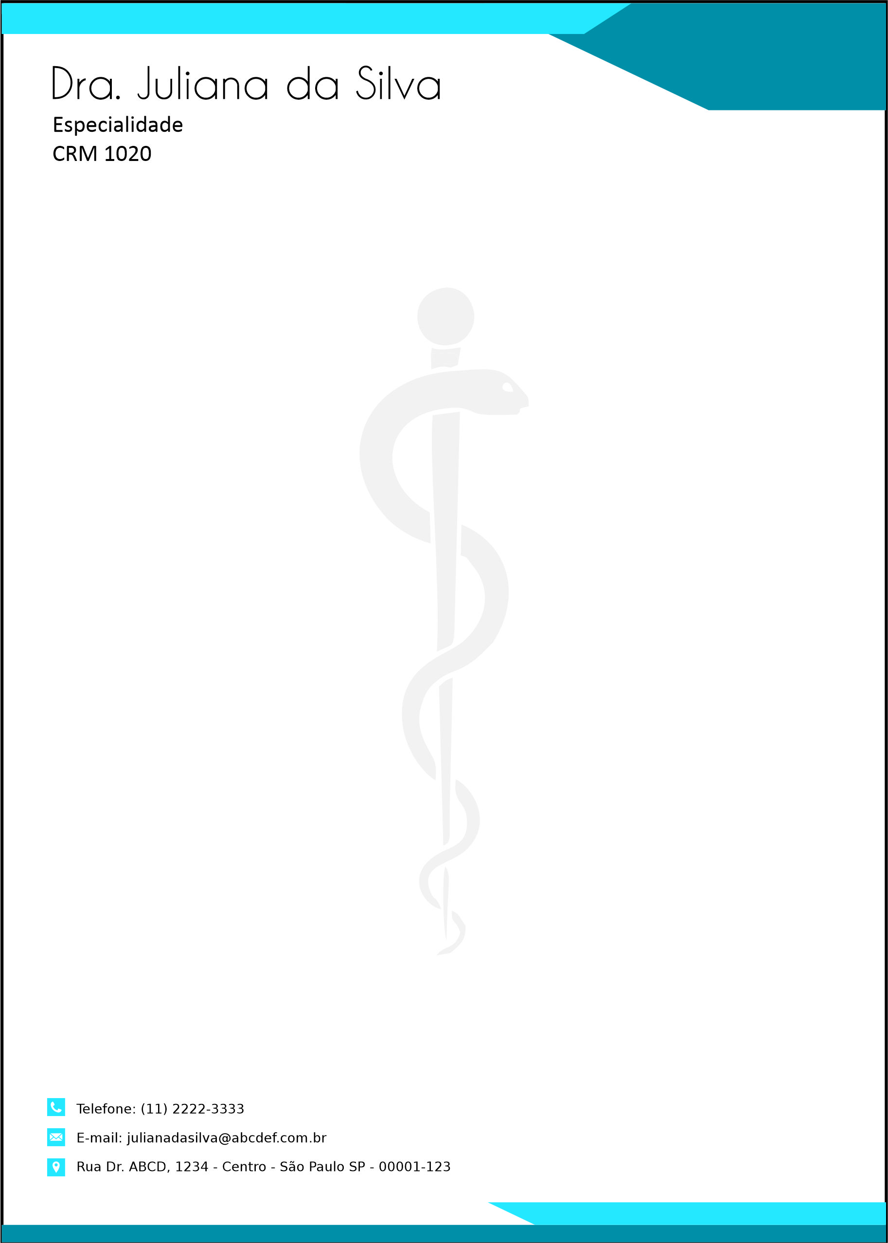 Receituário Clínica Geral Assiute