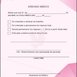 Atestado Oncologia Tóquio