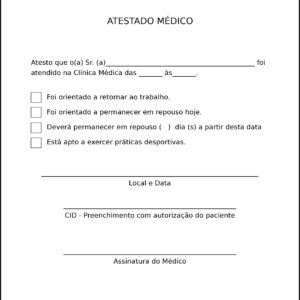 Atestado Ortopedia Lárissa