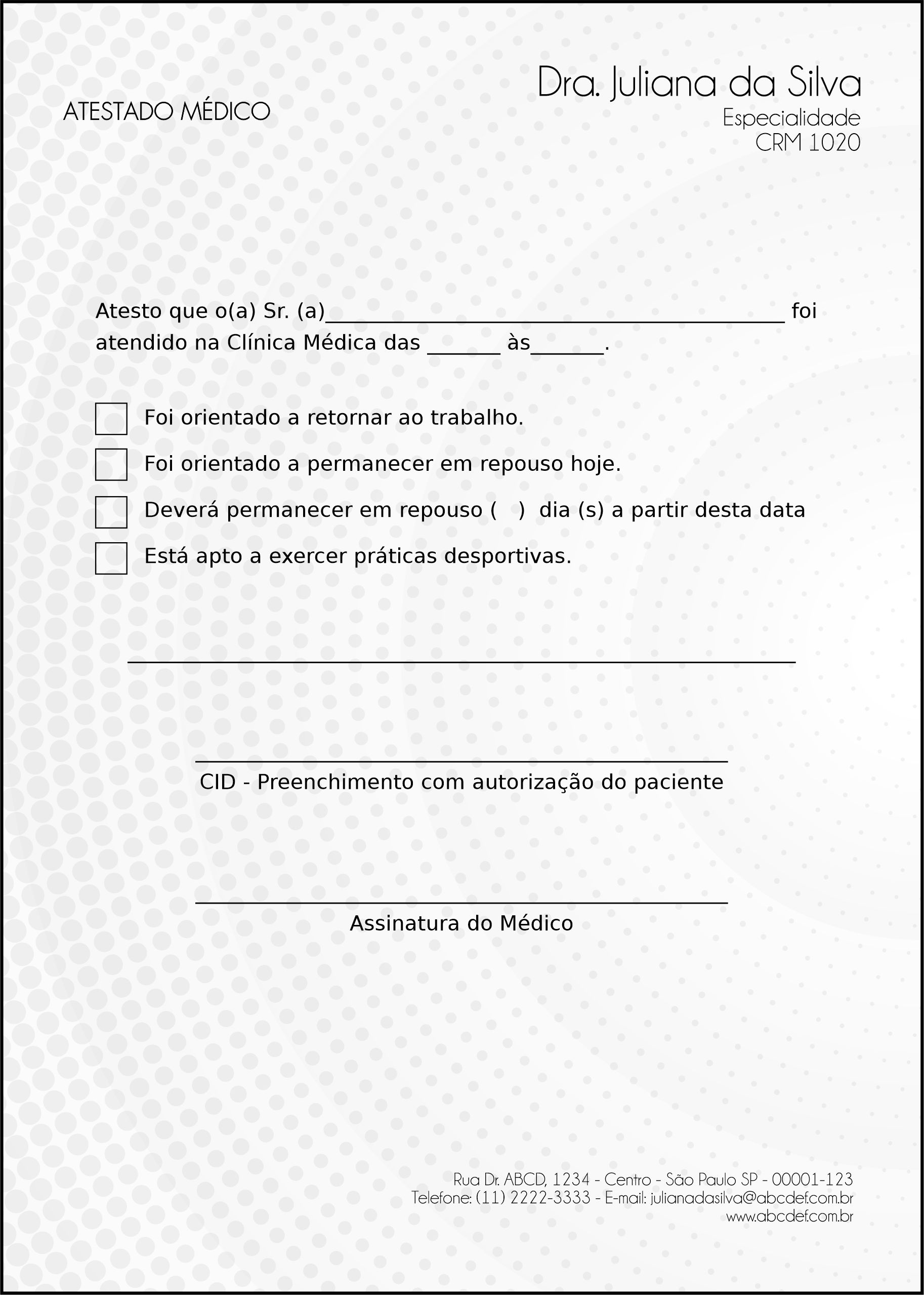 Atestado Otorrinolaringologista Seville