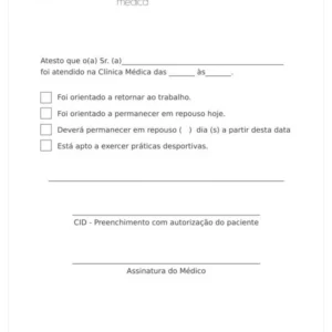 Atestado Médico - Imagem 1