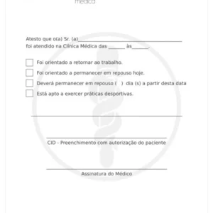 Atestado Médico - Imagem 1