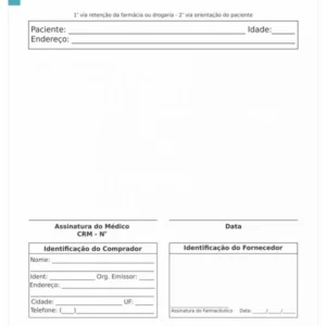 Receituário Controlado - Imagem 1