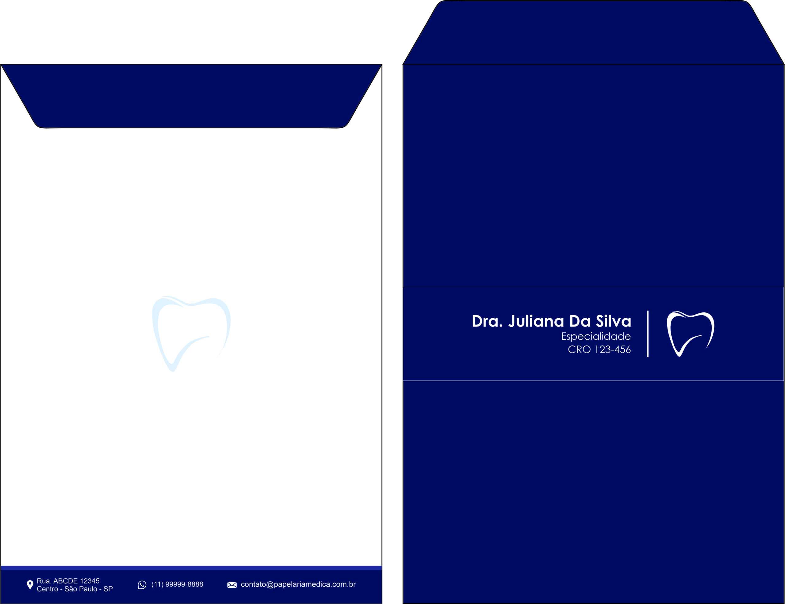 Envelope Saco 24x34cm Odontologia Colmar