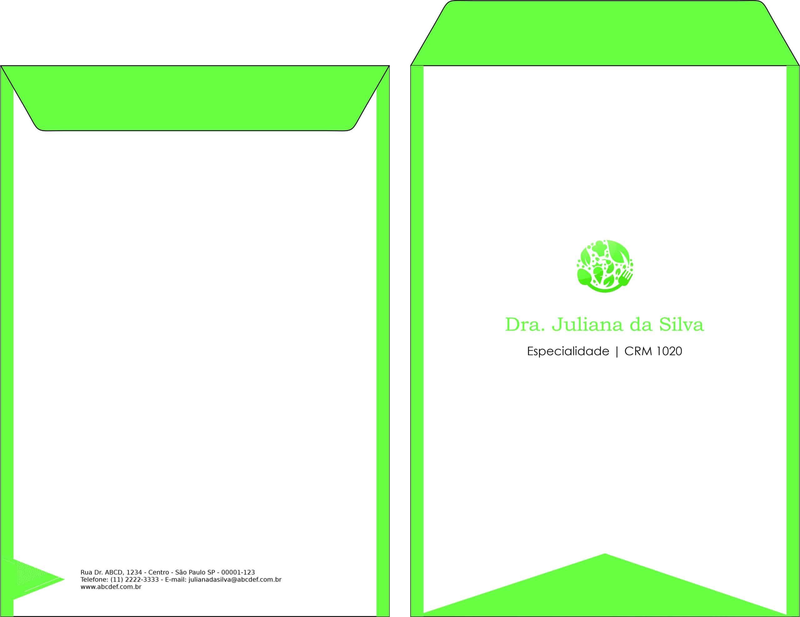 Envelope Saco 24x34cm Endocrinologia Quebec