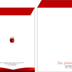 Envelope Saco 24x34cm Nutricionista Rosário