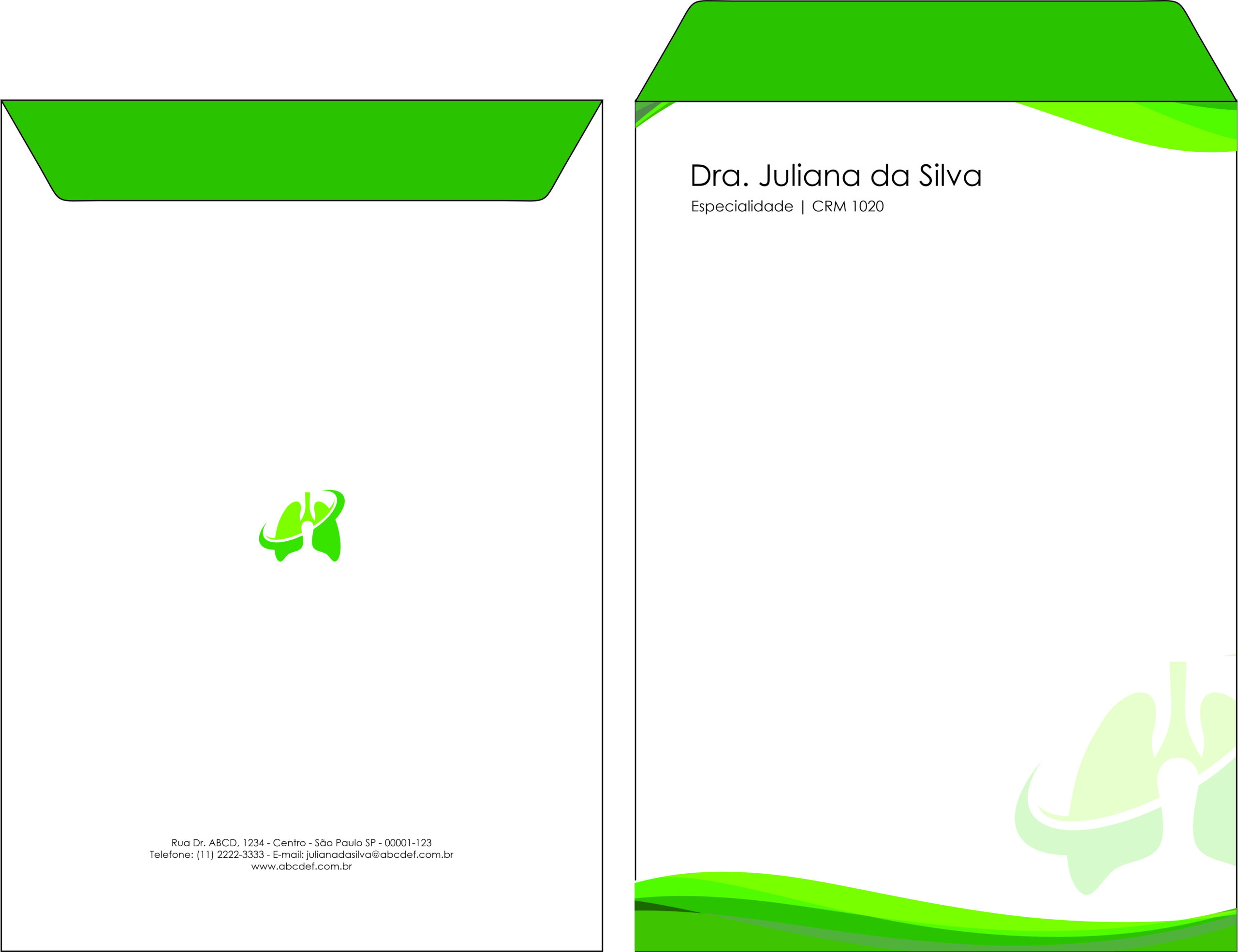 Envelope Saco 24x34cm Pneumologia Copenhague