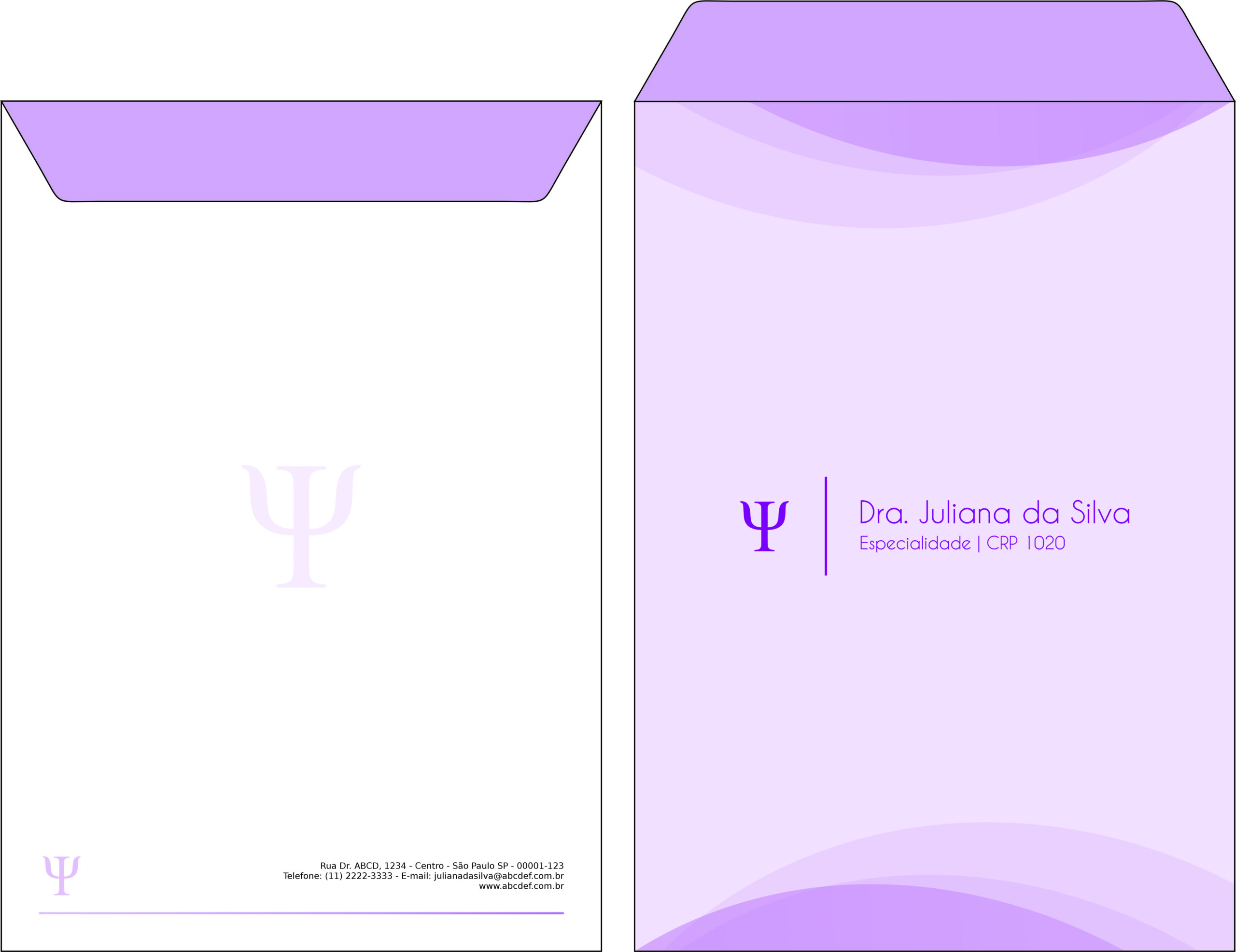 Envelope Saco 24x34cm Psicológico Heidelberg