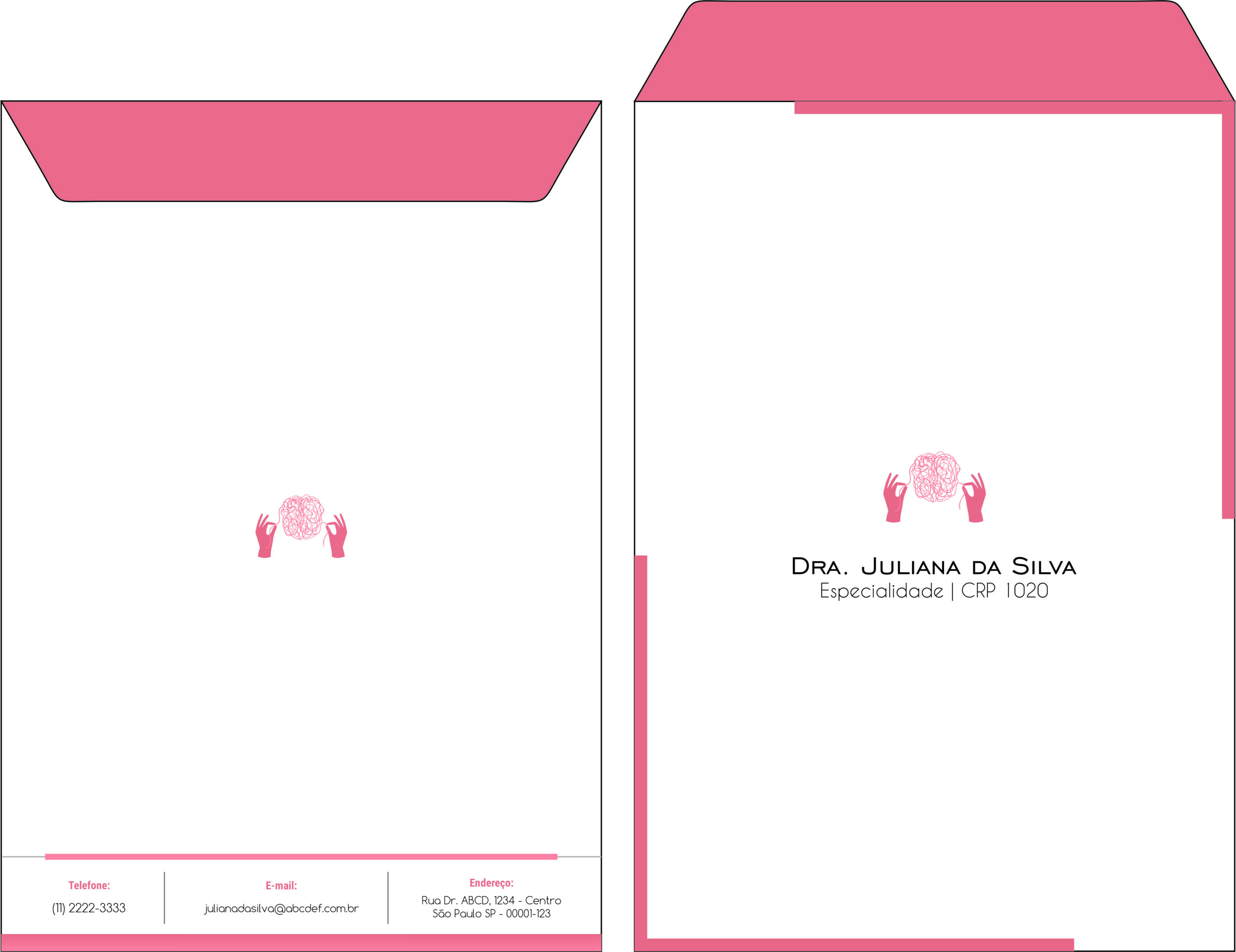 Envelope Saco 24x34cm Psicológico Dresden