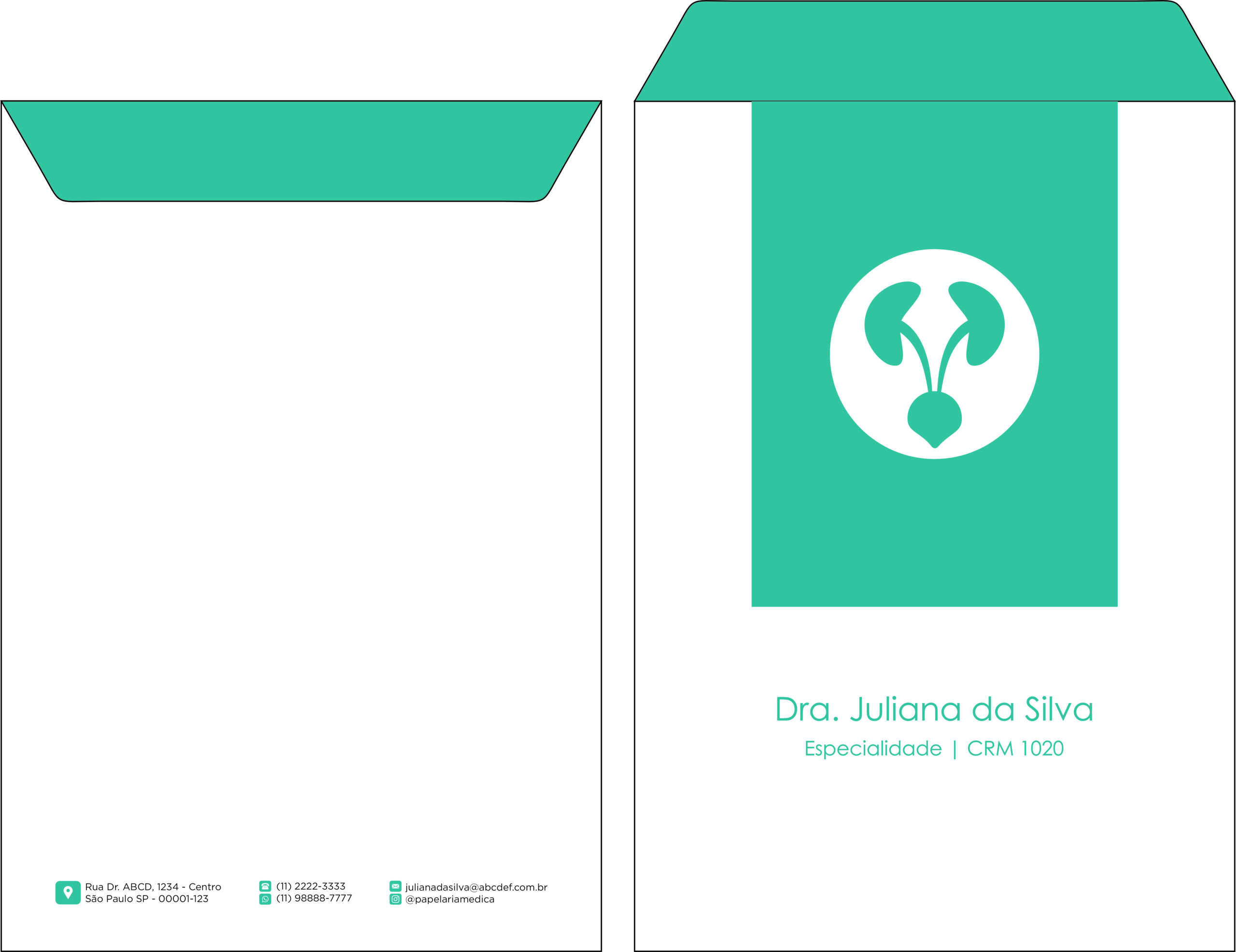 Envelope Saco 24x34cm Urologia Lisboa