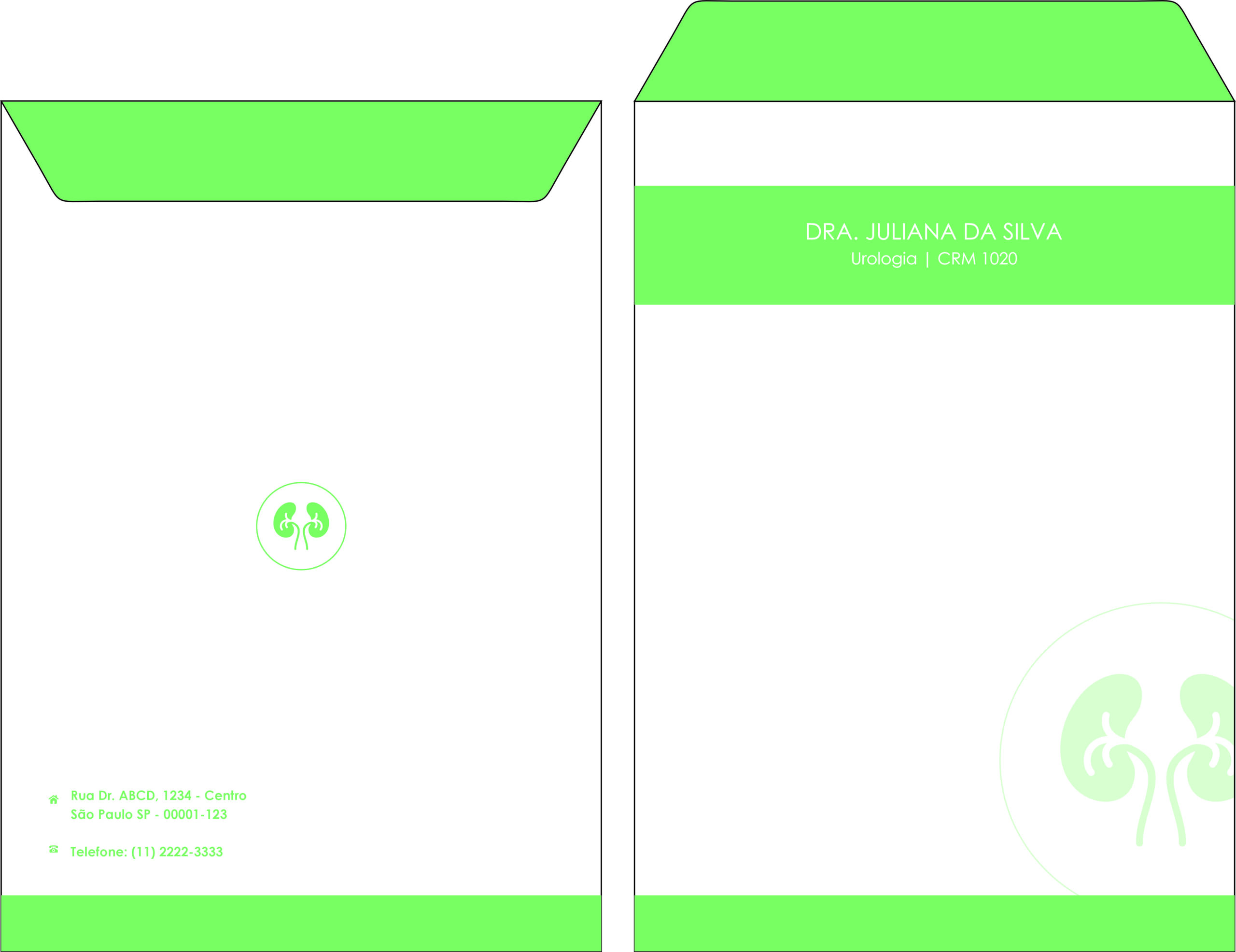 Envelope Saco 24x34cm Urologia Braga