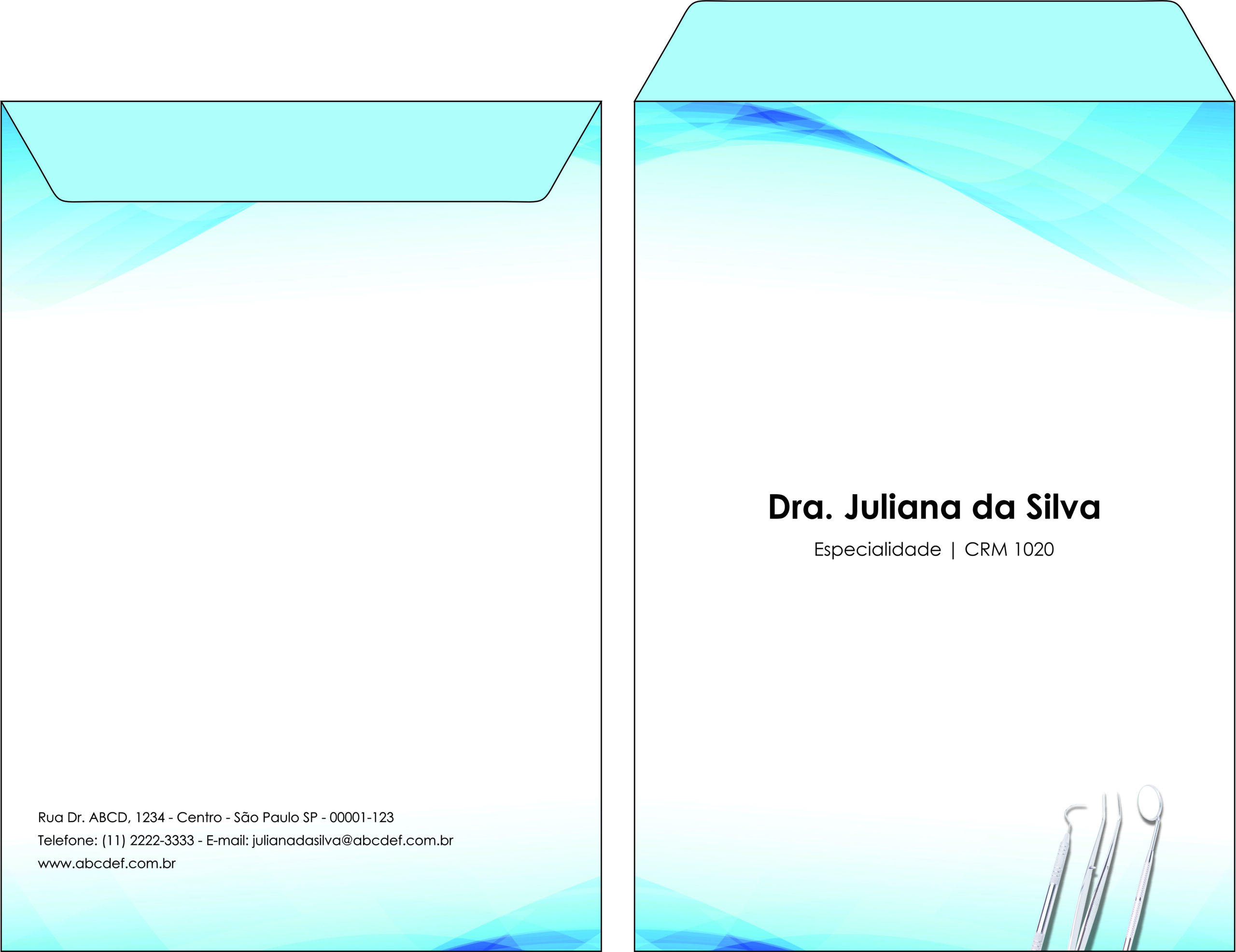 Envelope Saco 24x34cm Odontologia Versalhes