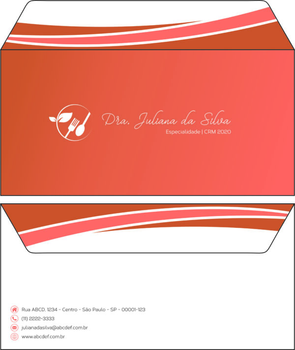 Envelope Ofício (Carta) Nutrição San Luis Envelope Ofício (Carta) Nutrição San Luis