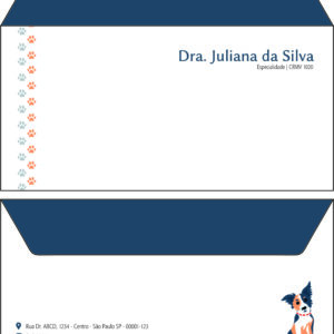 Envelope Ofício (Carta) Veterinário Wels