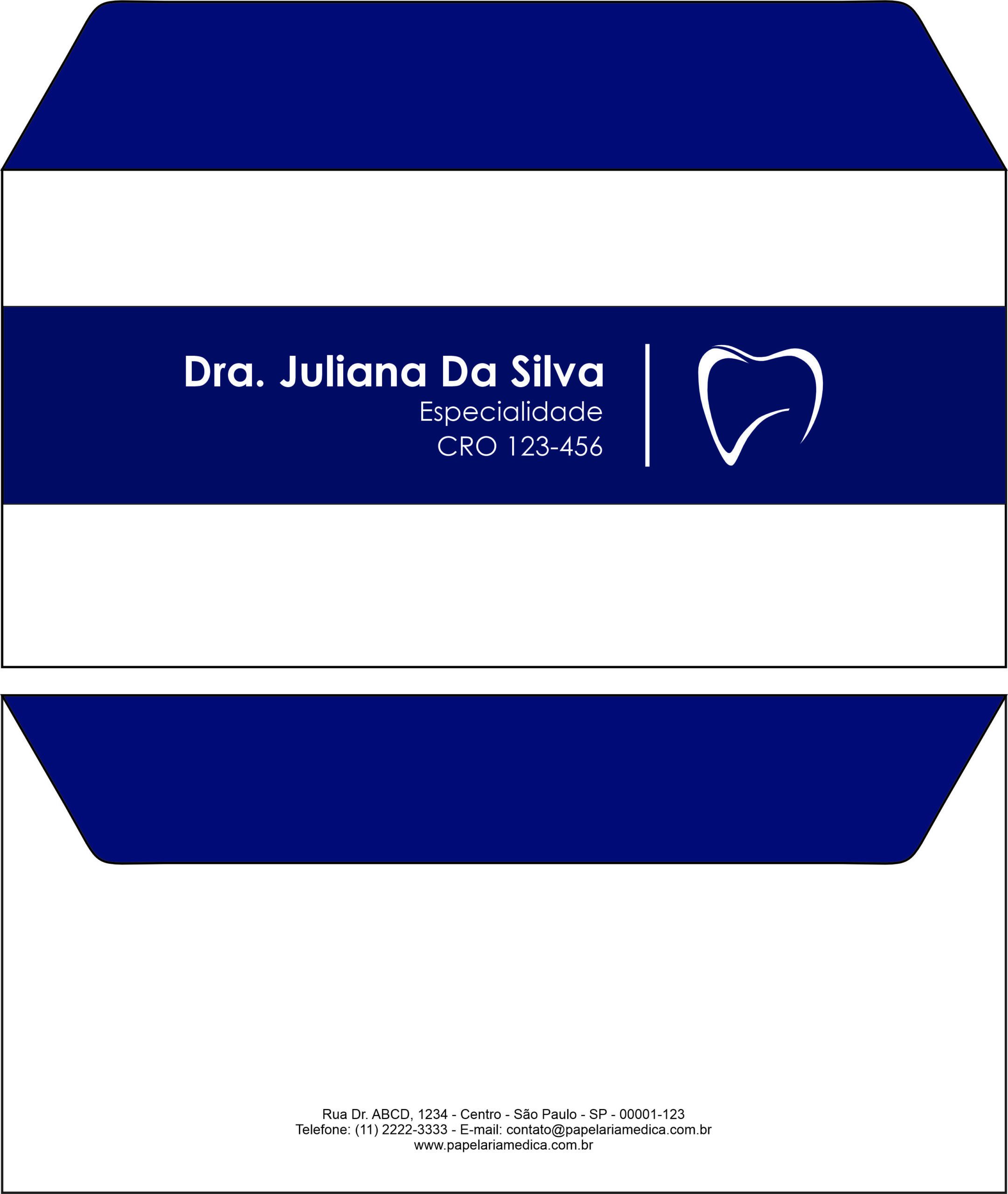 Envelope Ofício (Carta) Odontologia Colmar
