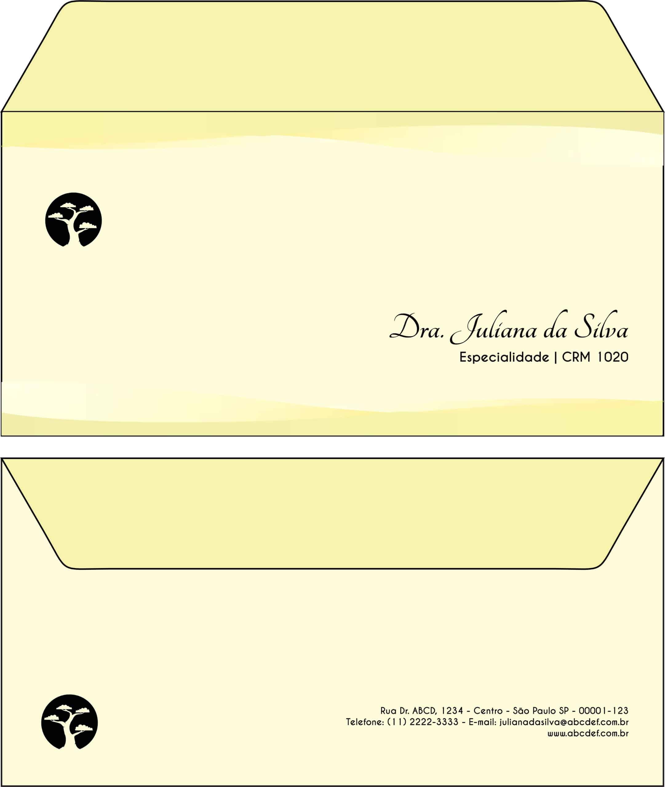Envelope Ofício (Carta) Geriatria Teerã