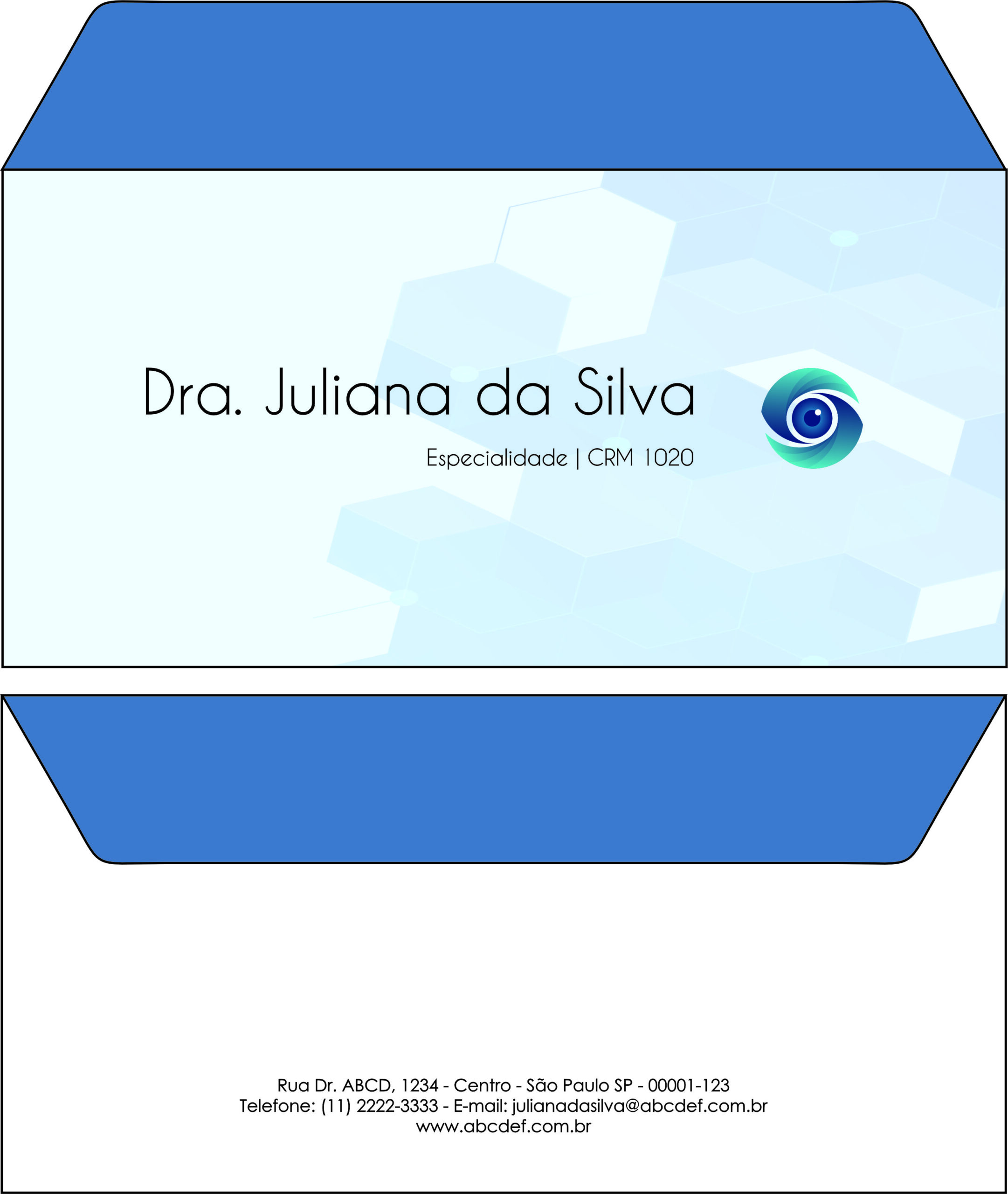 Envelope Ofício (Carta) Oftalmologia Visby