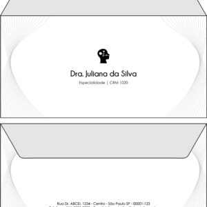 Envelope Ofício (Carta) Otorrinolaringologista Myrina