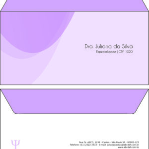 Envelope Ofício (Carta) Psicológico Heidelberg