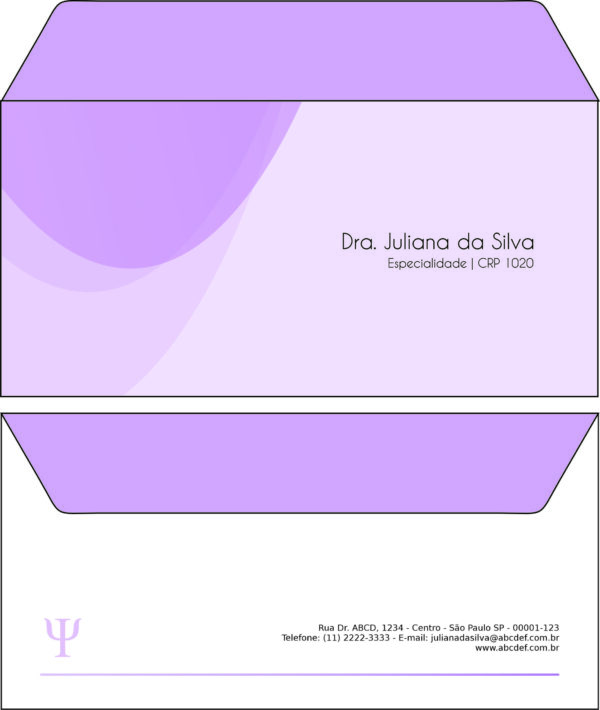Envelope Ofício (Carta) Psicológico Heidelberg Envelope Ofício (Carta) Psicológico Heidelberg