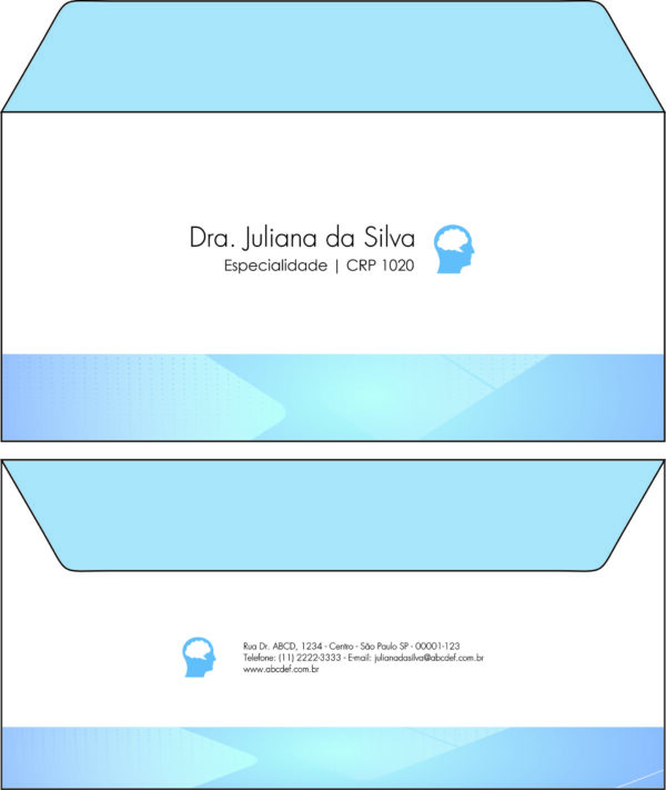 Envelope Ofício (Carta) Psicológico Nuremberg Envelope Ofício (Carta) Psicológico Nuremberg