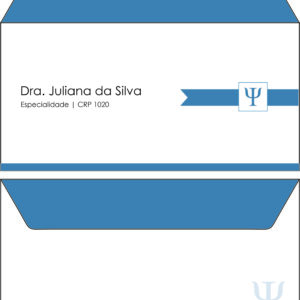 Envelope Ofício (Carta) Psicologia Bremen