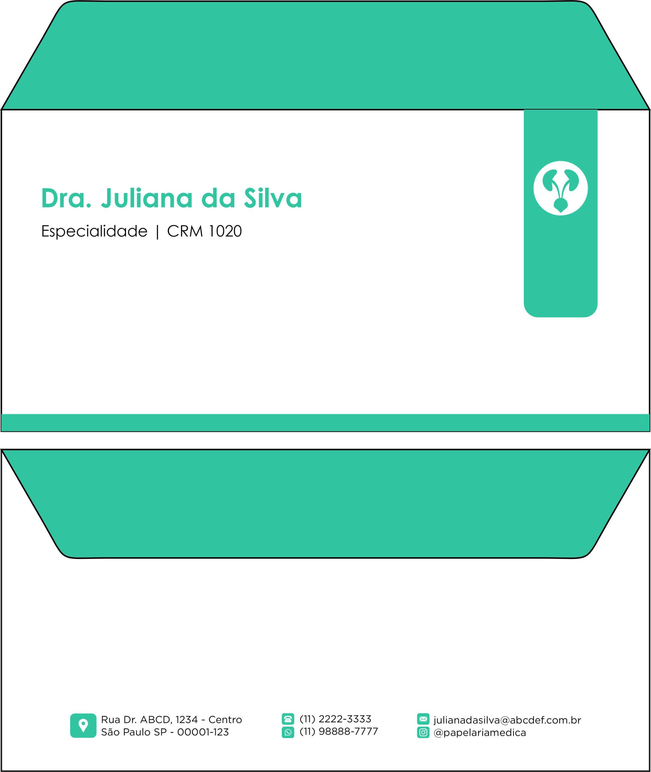Envelope Ofício (Carta) Urologia Lisboa