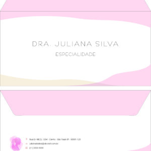 Envelope Ofício (Carta) Dermatologista Bath