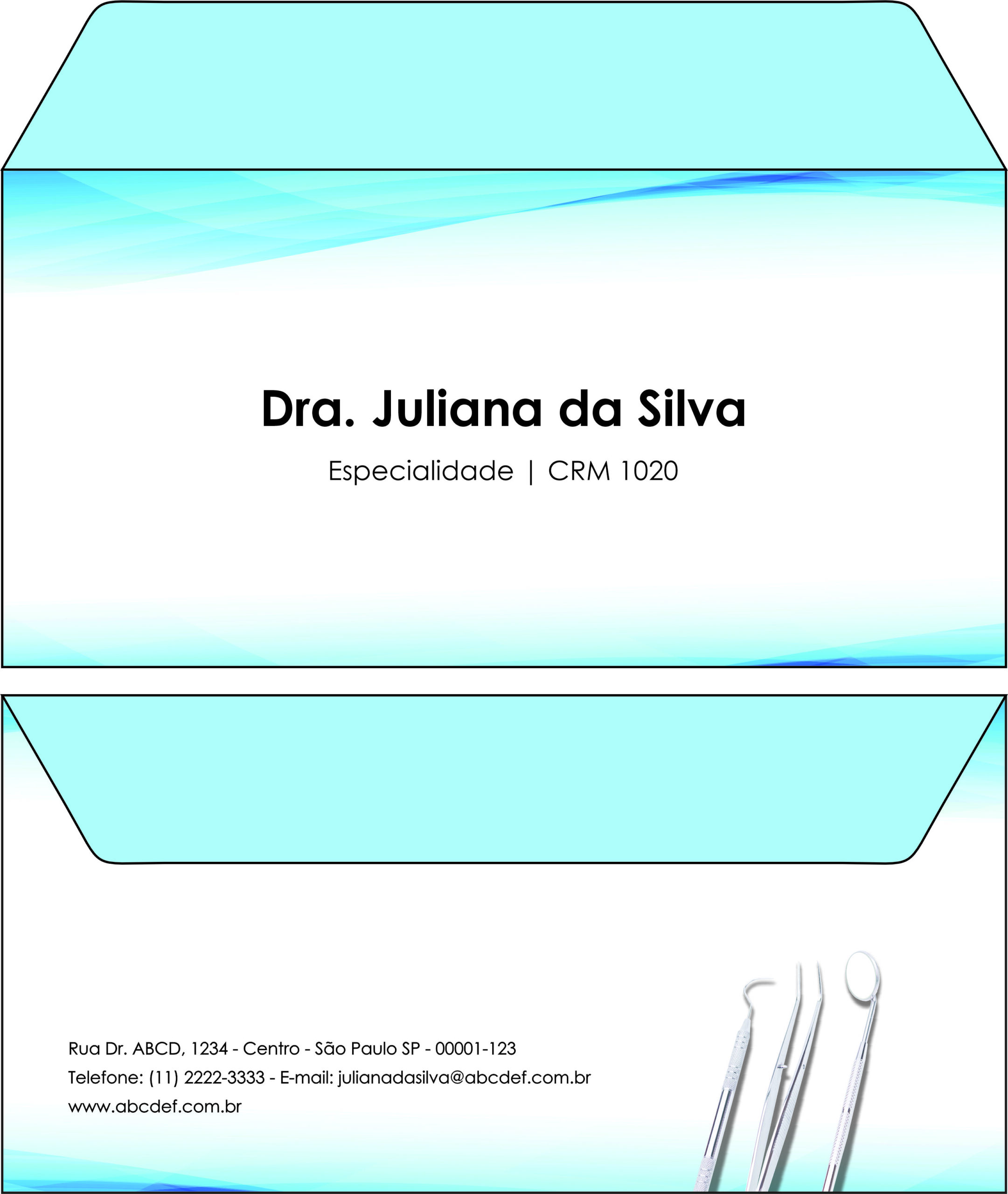 Envelope Ofício (Carta) Odontologia Versalhes