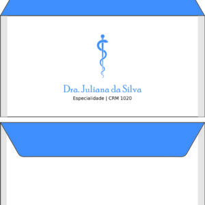 Envelope Ofício (Carta) Clínica Geral Saís