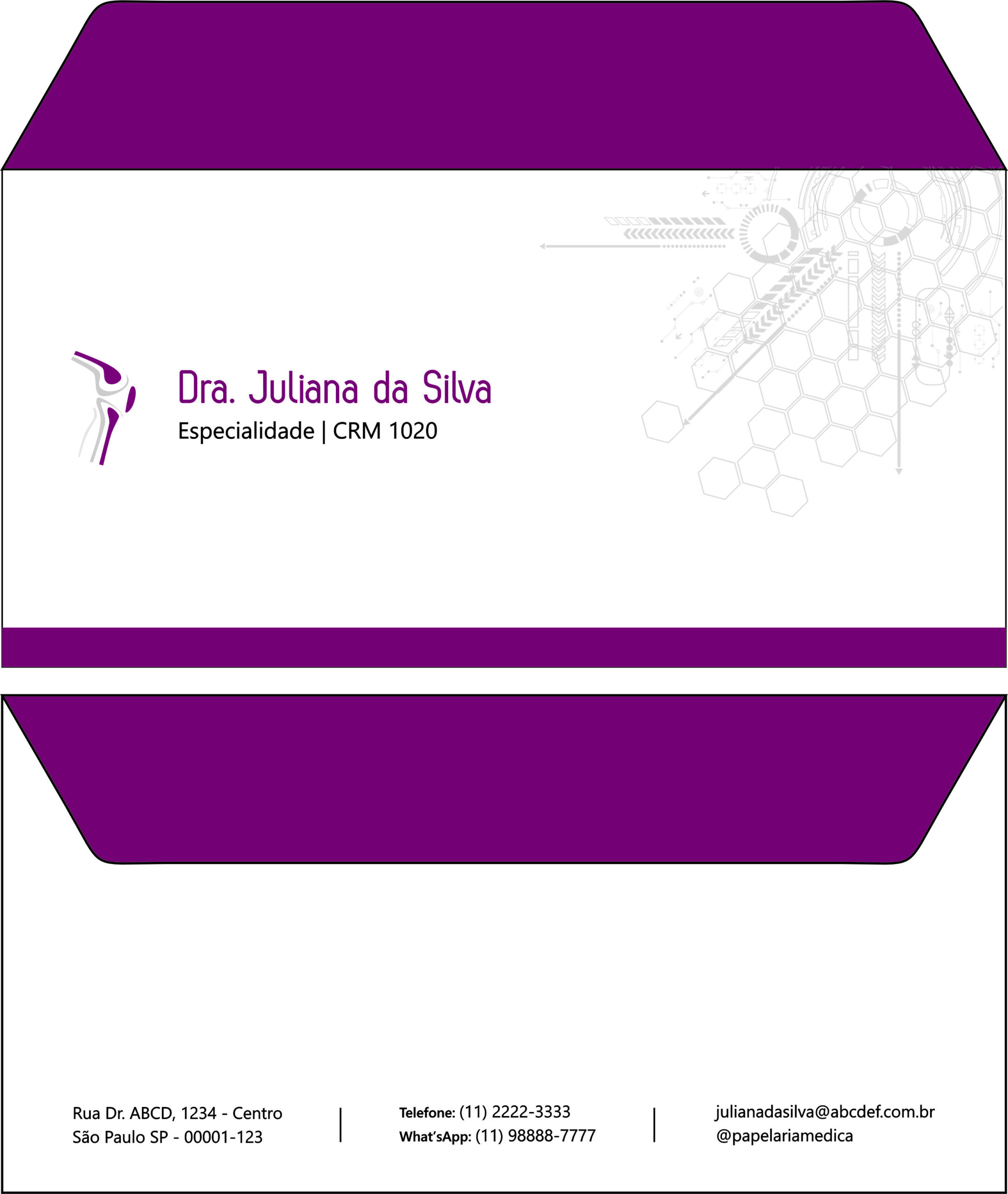 Envelope Ofício (Carta) Ortopedia Neápolis