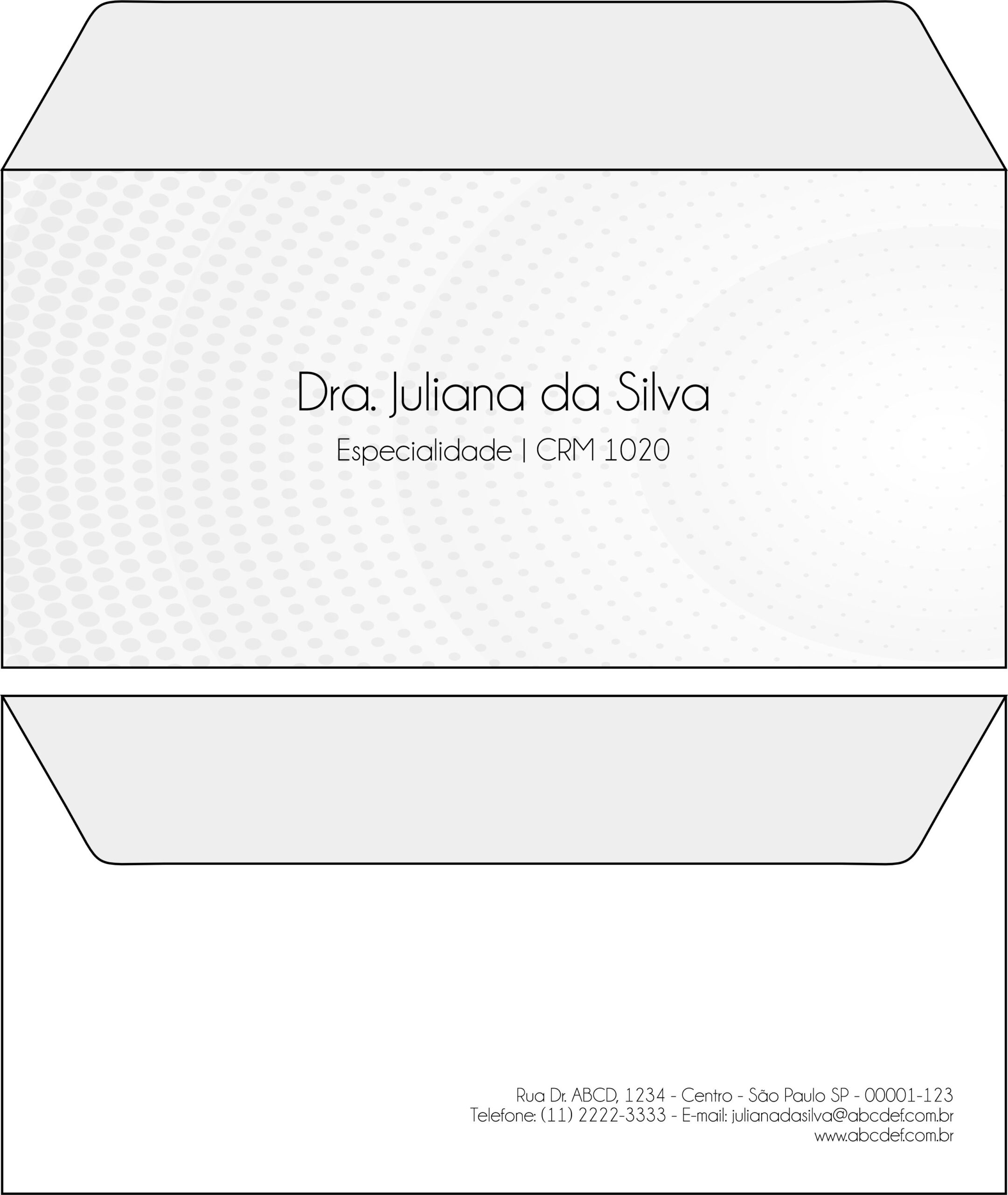 Envelope Ofício (Carta) Otorrinolaringologista Seville