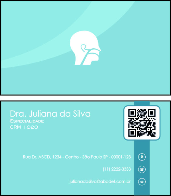 Cartão de Visitas Otorrinolaringologia Madrid Cartão de Visitas Otorrinolaringologia Madrid
