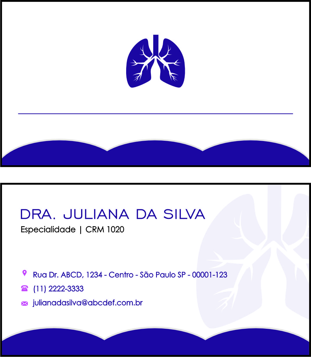 Cartão de Visitas Pneumologia Odense