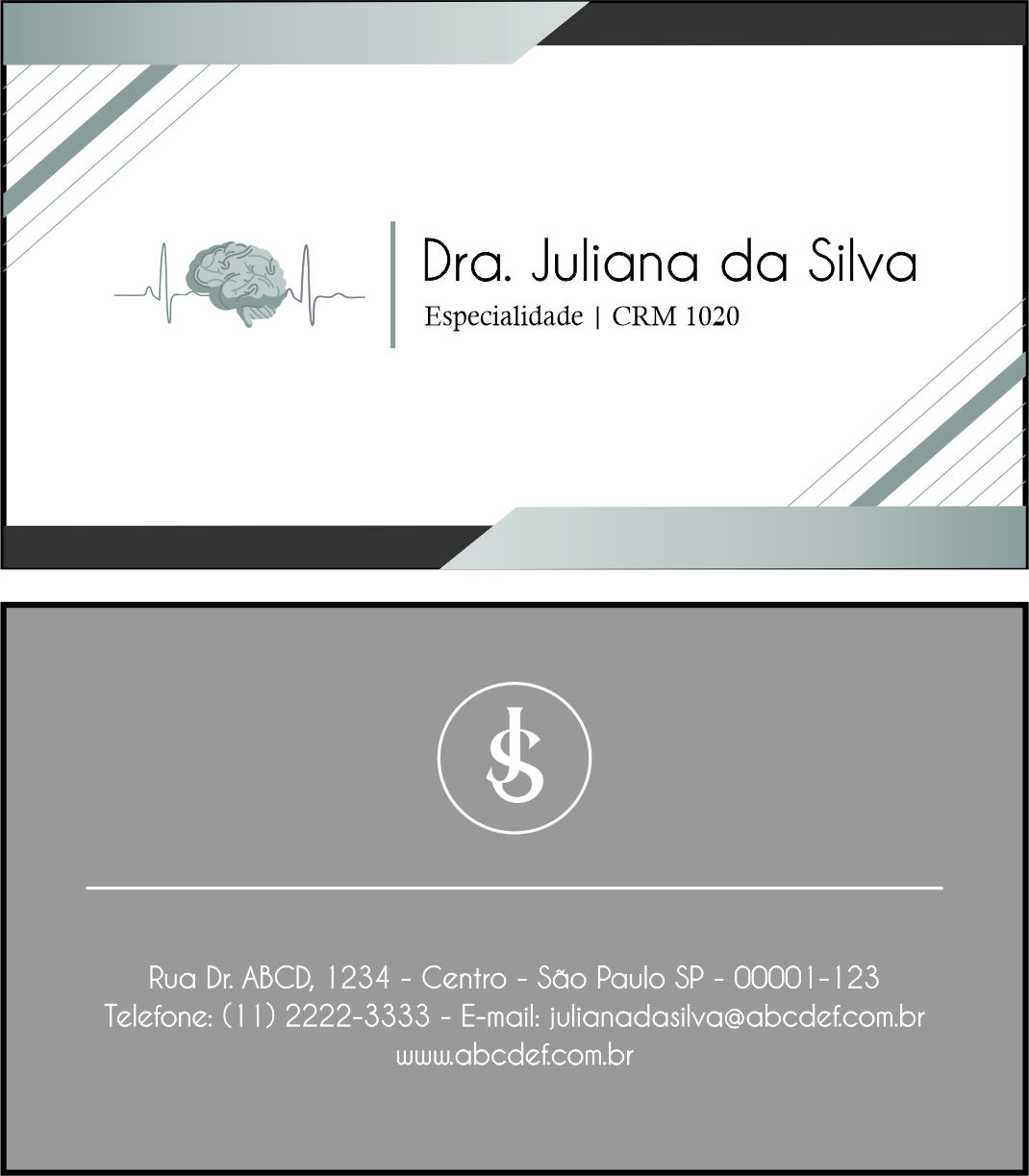 Cartão de Visitas Psicologia Kiel