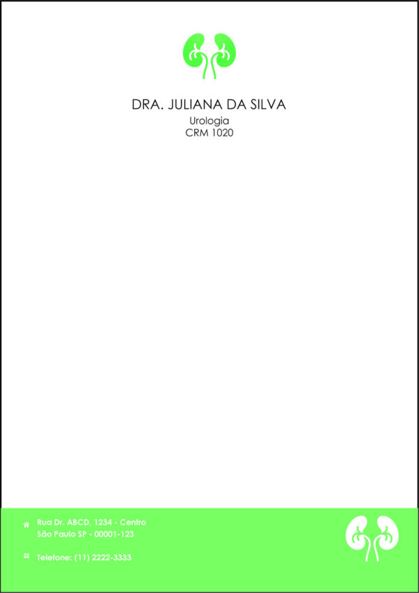 Receituário A4 Urologia Braga Receituário A4 Urologia Braga