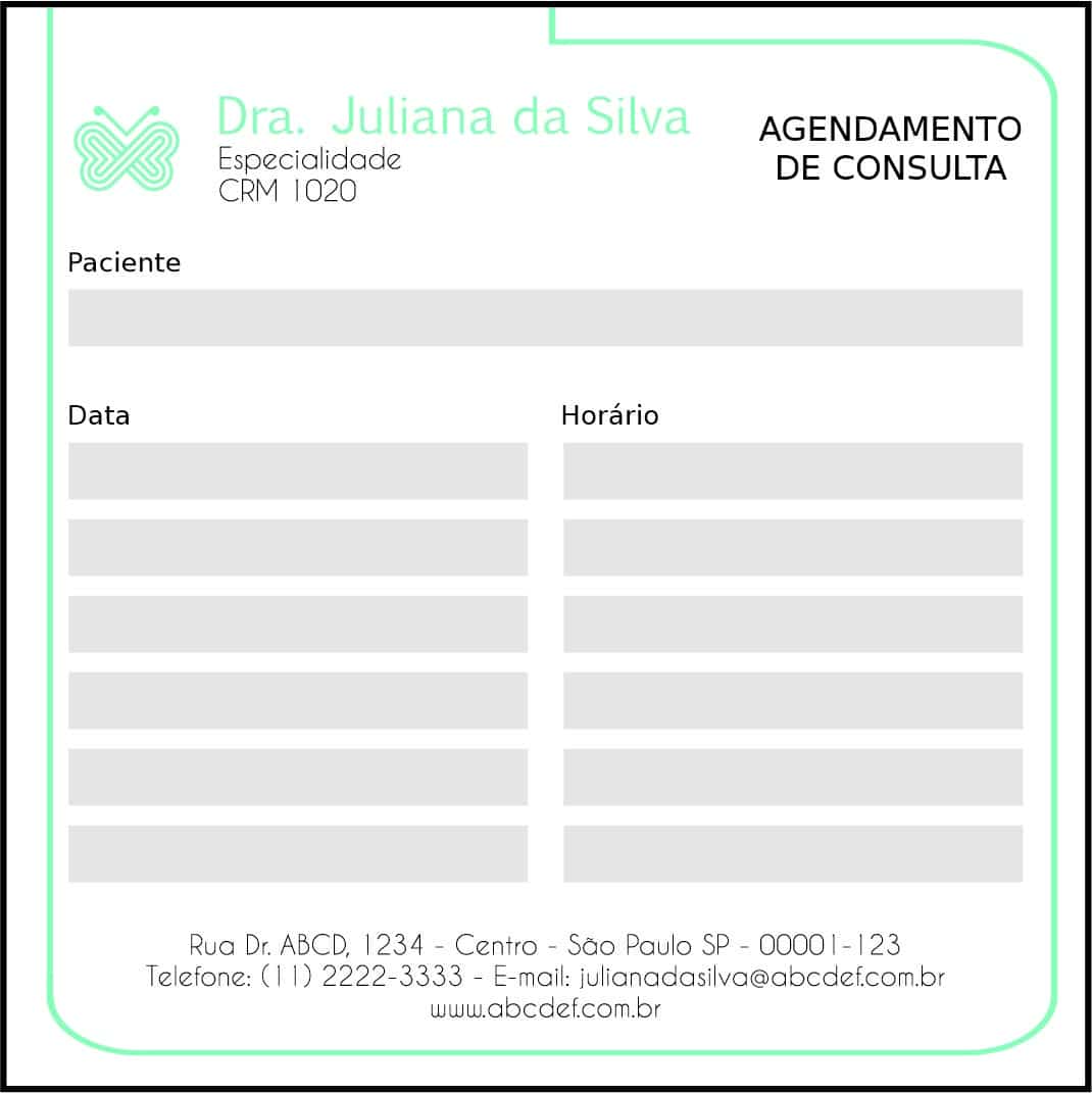 Bloco de Agendamento de Consulta Endocrinologia Vancouver