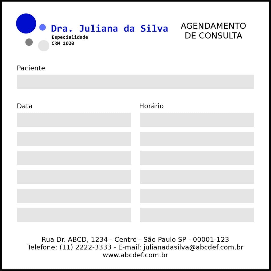 Bloco de Agendamento de Consulta Clínica Geral Assuã
