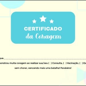 Certificado da Coragem Pediatra Cracóvia