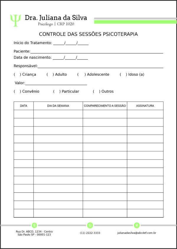 Controle de Sessão Psicoterapia Frankfurt Controle de Sessão Psicoterapia Frankfurt