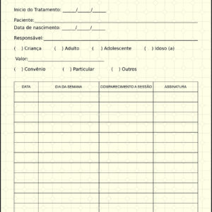 Controle de Sessão Psicoterapia Munique