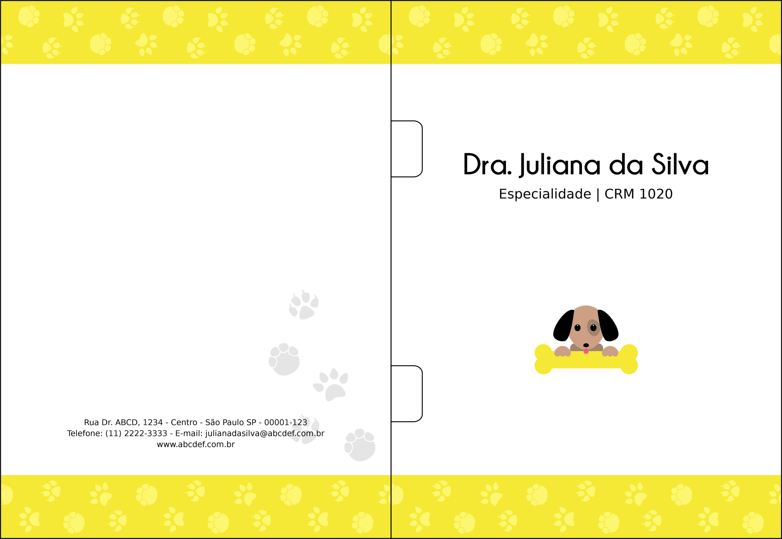 Pasta com Orelha Veterinário Linz