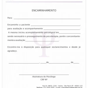 Encaminhamento Psicológico Heidelberg - Imagem 1