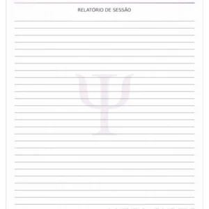 Relatório de Sessão Psicologia Grande (A4) Heidelberg - Imagem 1